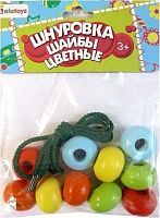 Шнуровка "Шайбы цветные"
