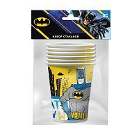Набор бумажных стаканов Batman, 6шт*250 мл