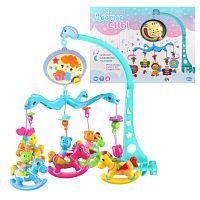 Мобиль на дет.кроватку Сладких снов Лето, звук, бат.AA*2шт. в компл.не вх., кр., в ассорт.