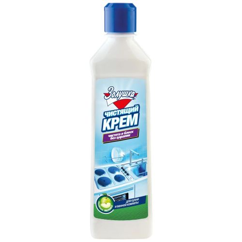 Золушка Чистящий крем Зеленое яблоко 300мл фото 3