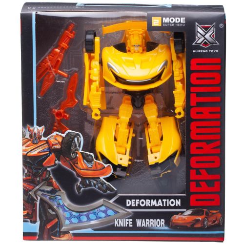 робот-трансформер в машину junfa желтый фото 5 Робот-трансформер в машину Junfa желтый фото 5