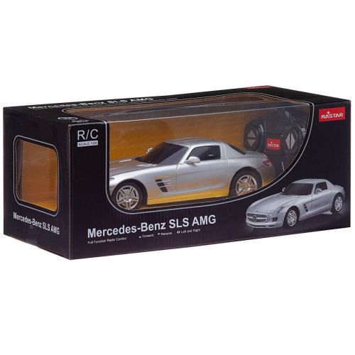 Машина р/у 1:24 Mercedes SLS AMG, цвет серебряный 40MHZ фото 5