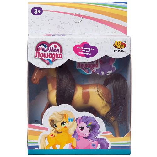 фигурка abtoys лошадка бежево-коричневая фото 3 Фигурка Abtoys Лошадка бежево-коричневая фото 3