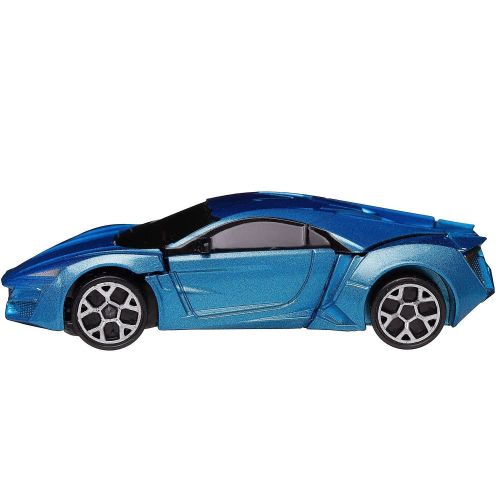 Робот-трансформер ABtoys Авторобот голубой, 1:43 фото 2