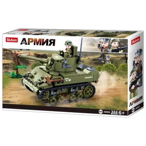 конструктор sluban армия танк 344 детали фото 2 Конструктор Sluban Армия Танк 344 детали фото 2