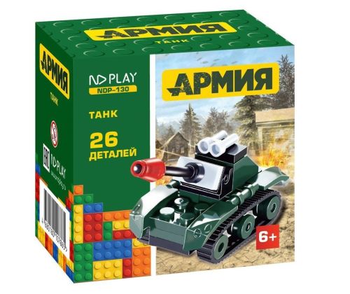 Конструктор Танк, 26 деталей