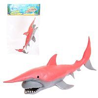 Фигурка Abtoys Юный натуралист Морские обитатели Акула белая, термопластичная резина