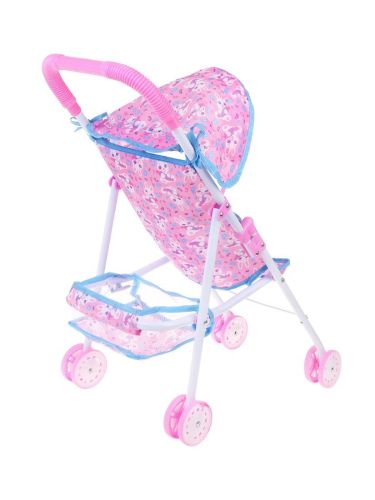 Коляска прогулочная Зайка с крышей, металл., пакет фото 2