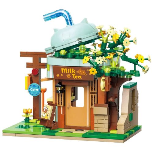 Конструктор Keeppley серия Lovely Street Магазин напитков 411 деталей фото 3