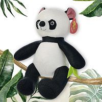 Мягкая игрушка Abtoys Knitted Панда вязаная, 21 см
