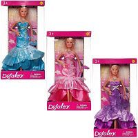 Кукла Defa Lucy "Вечернее платье", с сумочкой, 3 вида в коллекции