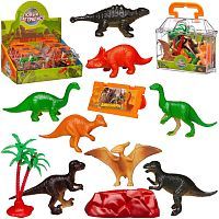 Игровой набор ABtoys Юный натуралист Фигурки динозавров 8 шт. в чемоданчике