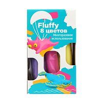 Набор для лепки воздушный пластилин Fluffy цветов