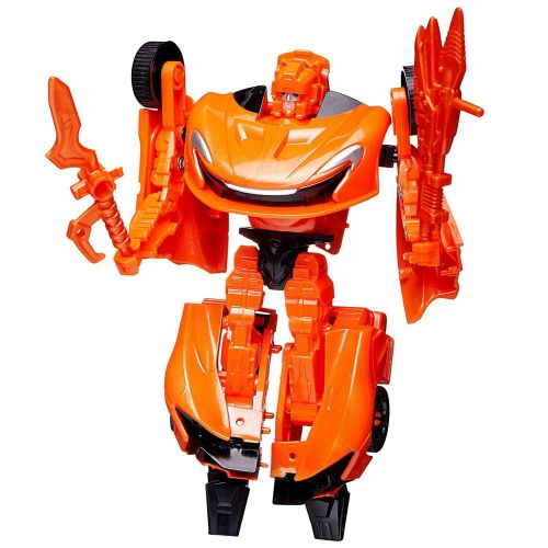 Робот-трансформер в машину Junfa оранжевый фото 3