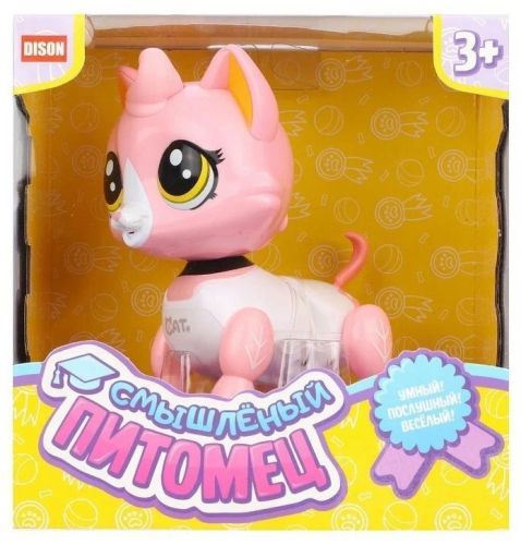 интерактивная игрушка котенок 10х5х14 см e5599-9 фото 3 Интерактивная игрушка Котенок 10х5х14 см E5599-9 фото 3