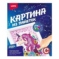 Картина из пайеток Единорог