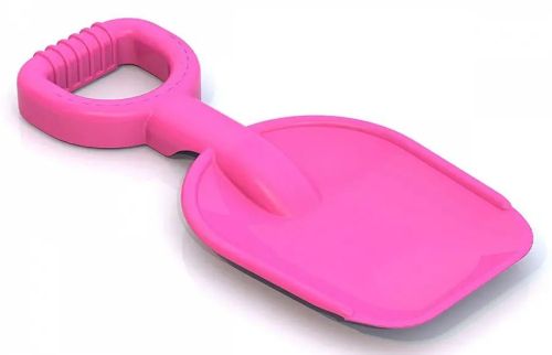 Лопата саперная 36 см ярко-розовая