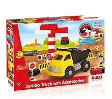 Набор Jumbo самосвал с конструктором 40 деталей