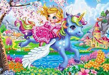 Алмазная мозаика Волшебный мир, 22х32 см, 22 цв, полн. заполнение, с подр.