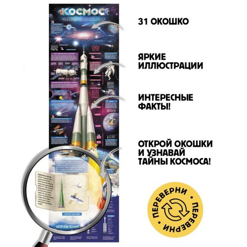 Плакат Malamalama Космос, с окошками фото 3