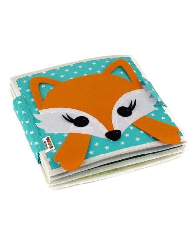 Развивающая книга из фетра Лисичка