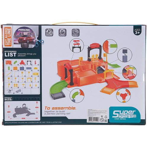 Парковка, в наборе с металлическими машинками фото 3