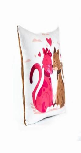 мягкая игрушка fixsitoysi подушка котики 29см Мягкая игрушка Fixsitoysi подушка Котики 29см