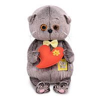 Басик BABY с желтым бантиком и сердечком 20 см