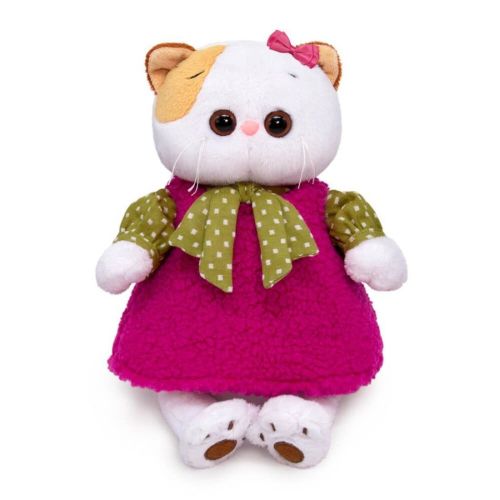 Кошечка Ли-Ли в меховом сарафане 24 см