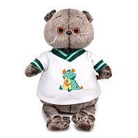 Басик в футболке с дракончиком 25 см