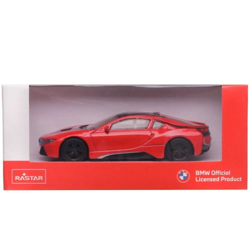 машина металлическая 1:43 bmw i8, цвет красный фото 6 Машина металлическая 1:43 BMW i8, цвет красный фото 6