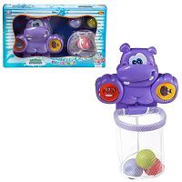 Набор игрушек для ванной Abtoys Веселое купание Водный баскетбол 6 предметов