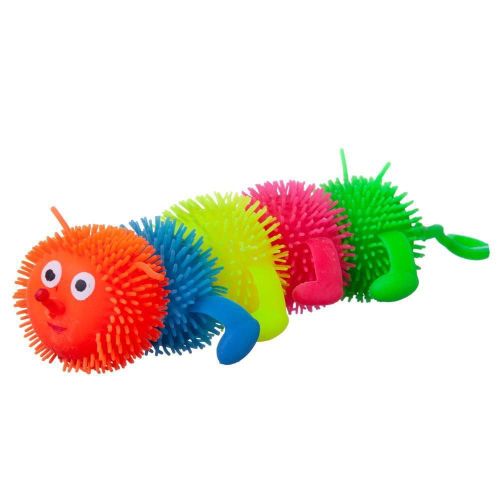 игрушка-антистресс junfa гусеница (ползающая), со световыми эффектами фото 3 Игрушка-антистресс Junfa Гусеница (ползающая), со световыми эффектами фото 3