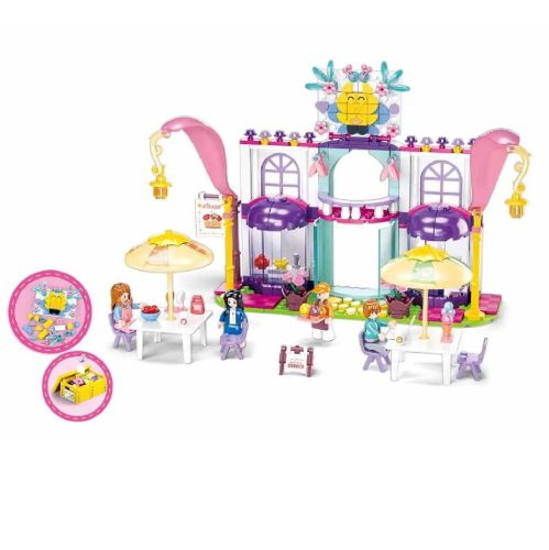 Конструктор Sluban серия Розовая мечта Летнее кафе, 361 деталь фото 4