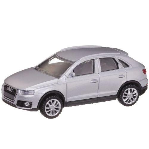 машина металлическая 1:43 audi q3, цвет серебрянный фото 4 Машина металлическая 1:43 Audi Q3, цвет серебрянный фото 4