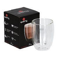 Бокал QWERTY стеклянный с двойными стенками Puro, 350 мл