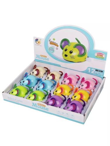 Заводная Мышка 8х6х4,5 см в ассортименте 6616 фото 3