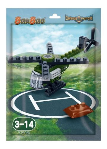 конструктор banbao (банбао) "военный вертолет", в пакетике, 29 деталей Конструктор Banbao (Банбао) "Военный вертолет", в пакетике, 29 деталей