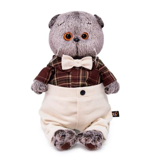 Басик в рубашке и вельветовых брюках 22 см