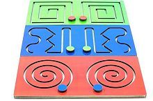 Лабиринт Полушарные доски (набор 3 шт.)