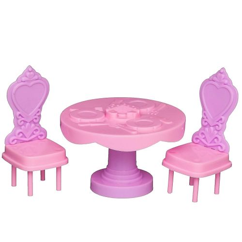 Игровой набор Abtoys В гостях у куклы Розовый совенок чемоданчик с 2 куколками и мебелью, 20,5х5х21см фото 3