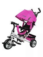 Детский трехколесный велосипед Moby Kids Comfort 10x8 EVA розовый 641220