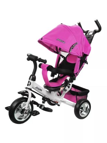 Детский трехколесный велосипед Moby Kids Comfort 10x8 EVA розовый 641220