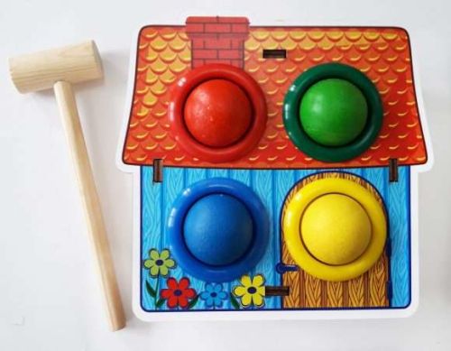 Стучалка цветная Домик