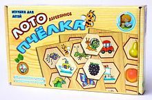 Настольная игра Десятое королевство Лото деревянное Пчелка