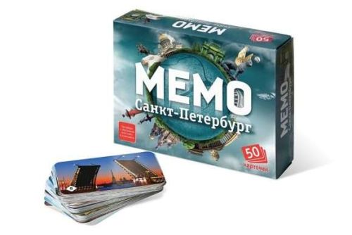 Настольная игра Нескучные игры Мемо Санкт-Петербург