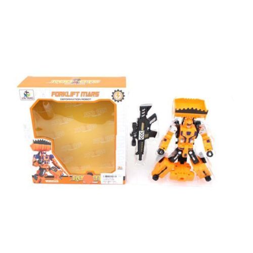 Трансформер Робот-грейдер, в комплекте оружие, коробка