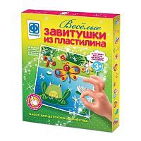 Пластилин Фантазёр Веселые завитушки из пластилина - Набор №4 (447104)
