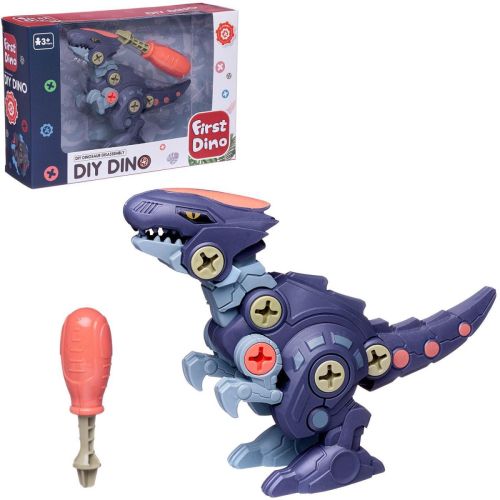 Конструктор Junfa Мой первый динозавр Аллозавр с отверткой фото 3