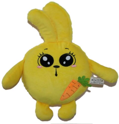 Мягкая игрушка Fixsitoysi Зайчик Пупсик желтый 20 см